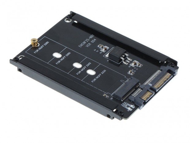 Sintech、M.2 SSDを2.5インチドライブ化する変換アダプタ発売