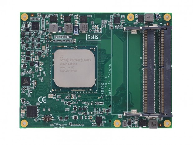 Axiomtek、最高16コア/32スレッドのXeon D-1500搭載COMe Type 7モジュール「CEM700」