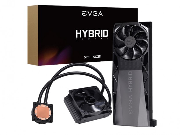 EVGA、GeForce RTX 20シリーズ対応のハイブリッドクーラー「EVGA HYBRID Kit」