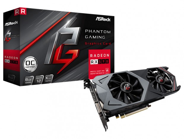 強冷却志向クーラーを搭載するASRock「PG X Radeon RX590 8G OC」が12月中旬発売