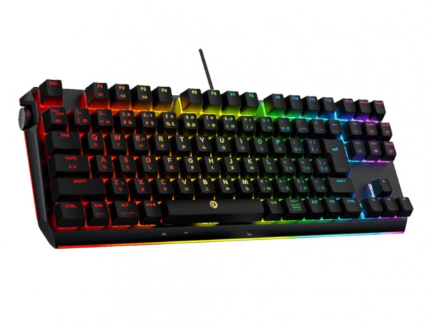 側面ダイヤルを備えたRGBキーボード「DREVO BladeMaster TE 87K US/91K JP」
