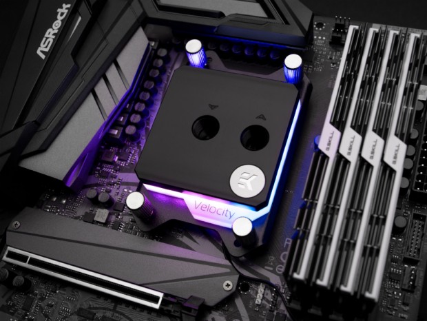 EK Water Blocks、最上位ウォーターブロック「EK-Velocity」にアドレサブルRGBモデル追加