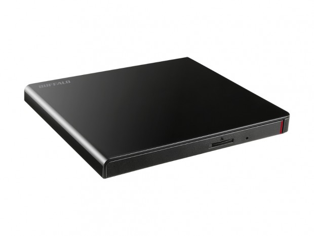 従来モデルより約20％も軽いポータブルDVDドライブがバッファローから