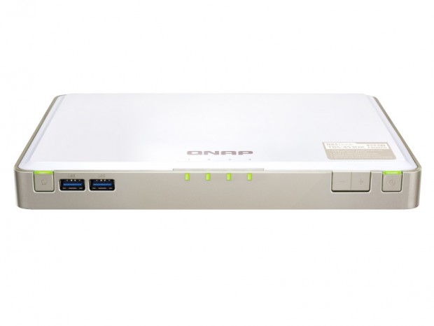 クラウド連携できる10G LAN標準のブックサイズNAS、QNAP「TBS-453DX」