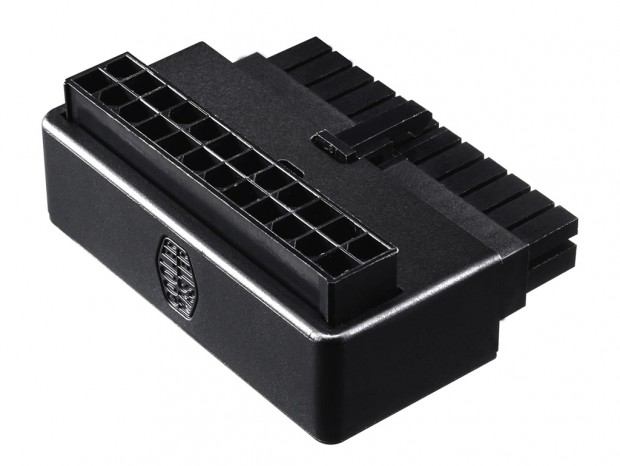 ATX24pin電源コネクタの方向を90°変える、Cooler Master「ATX 24 PIN 90° ADAPTER」