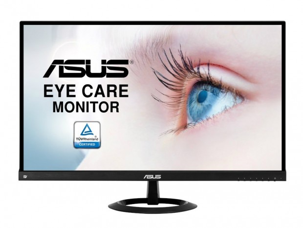 USB Type-C対応の27インチフレームレス液晶、ASUS「VX279C」
