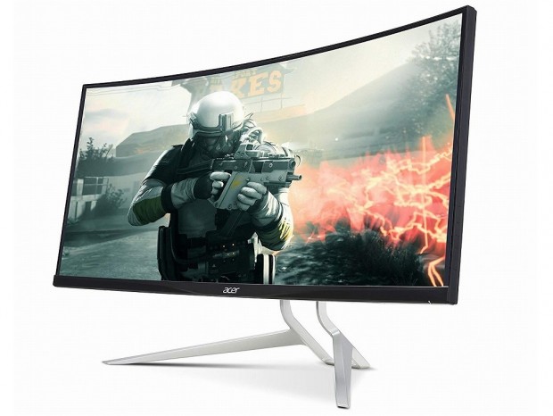 100Hz/1ms対応の34インチ曲面ウルトラワイド液晶、Acer「XR342CKP」