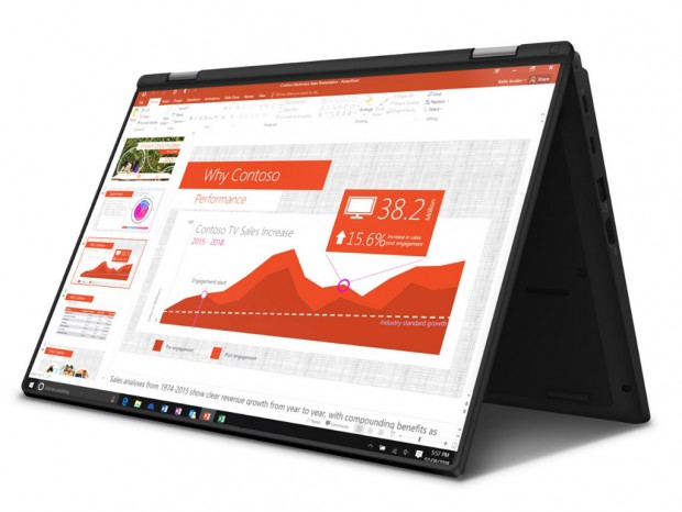 レノボ、回転液晶を採用するマルチモードモバイル2-in-1「ThinkPad L390 Yoga」など2種