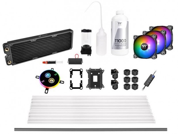 アドレサブルRGB対応オールインワンDIY水冷キット、Thermaltake「Pacific C DDC」シリーズ