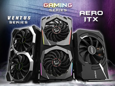 MSI、「GAMING Z」や「AERO ITX」などRTX 2060グラフィックスカード計3モデル