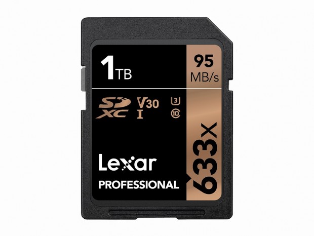 1TBのSDカード「Lexar Professional 633x SDXC UHS-I card」が500ドルで発売