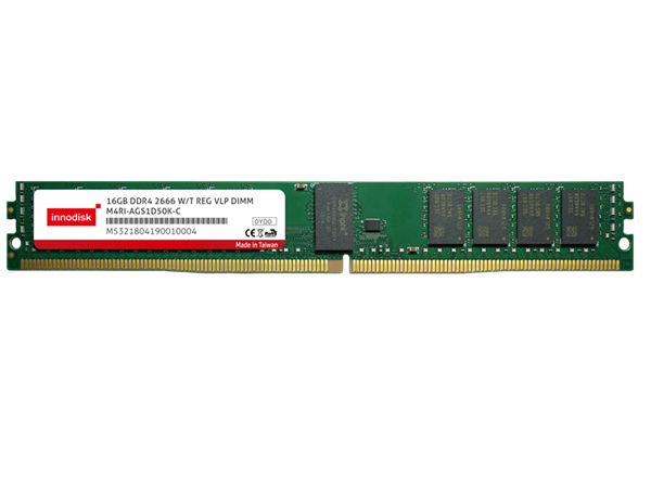 -40～85℃に対応する2,666MHzの超ロープロファイルDDR4メモリがInnodiskから