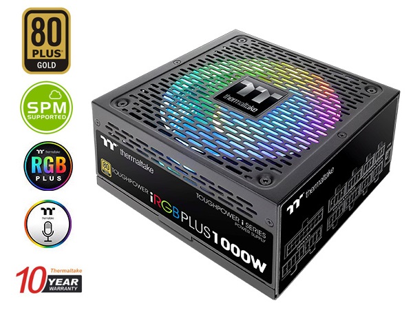 TT RGB PLUS準拠のアドレサブルLED対応GOLD電源がThermaltakeから
