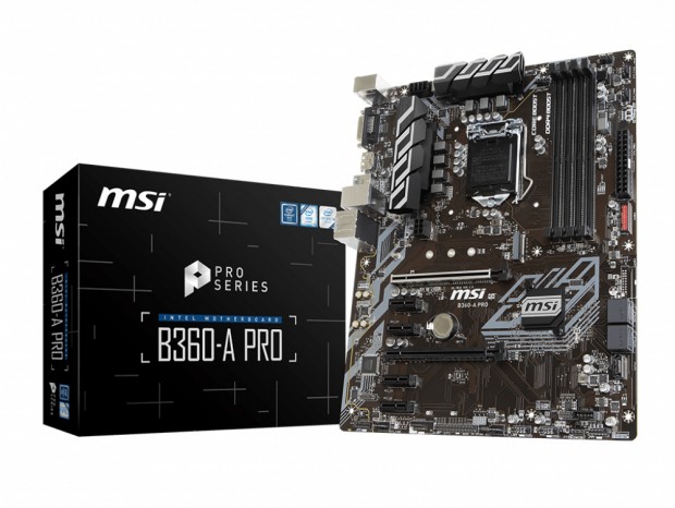 第9世代Core対応のIntel B360チップ採用スタンダードマザーボード計2モデルがMSIから