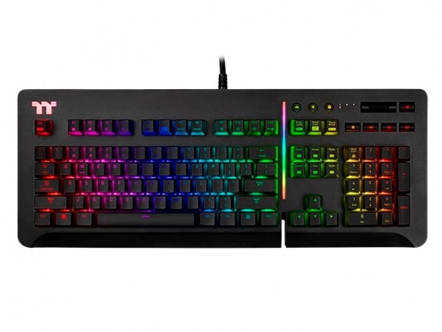 Thermaltake、全身がダイナミックに発光する「Level 20 RGB Gaming Keyboard」
