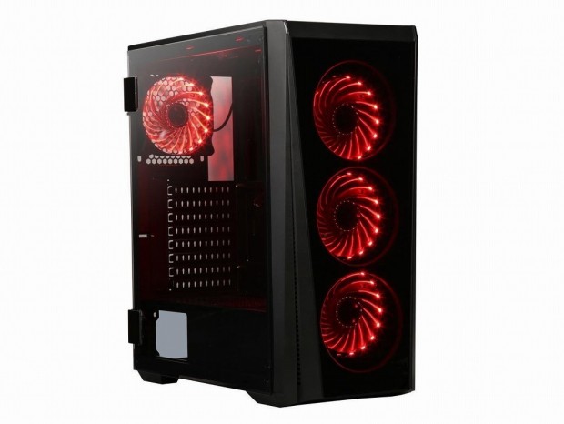 DIYPC、デュアルスイングドア装備の3面強化ガラスケース「Tri-GT-RGB」