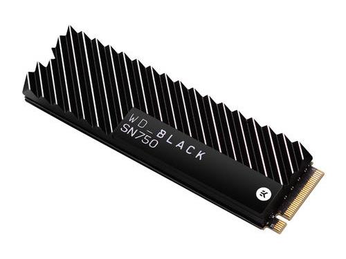 EK製ヒートシンク搭載の高速NVMe SSD、Western Digital「WD Black SN750」