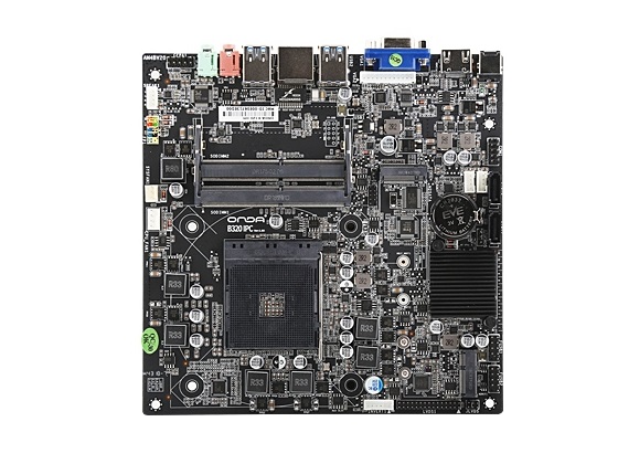 ACアダプタ駆動のRyzen対応Thin Mini-ITXマザーボード、ONDA「B320-IPC」