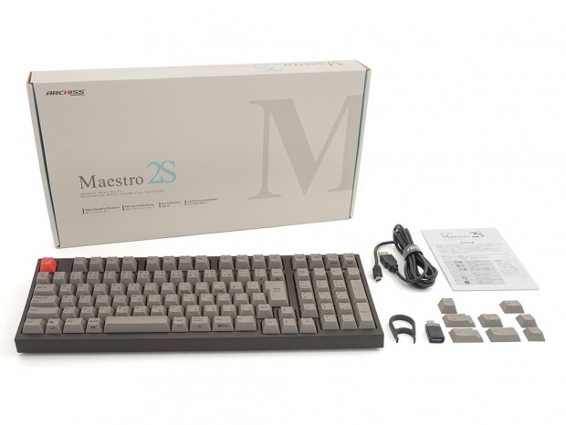 アーキサイト、独自配列の省スペースフルキーボード「Maestro 2S」計14種発売