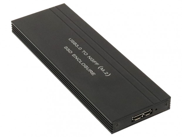 アイネックス、M.2 SATA SSDを外付け化するアルミニウム製ドライブケース
