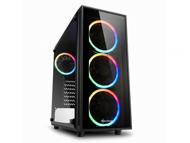 SHARKOON 、2面強化ガラスのミドルタワー「TG4」シリーズを税抜7,980円から発売