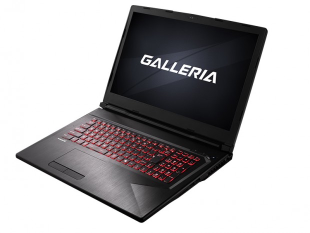 GALLERIA、120Hz駆動液晶とSteelSeriesキー採用の薄型ゲーミングノート