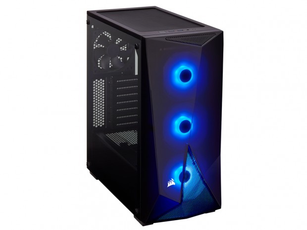 フロントパネルデザインを見て欲しいCORSAIR「Carbide SPEC-DELTA RGB Tempered Glass」