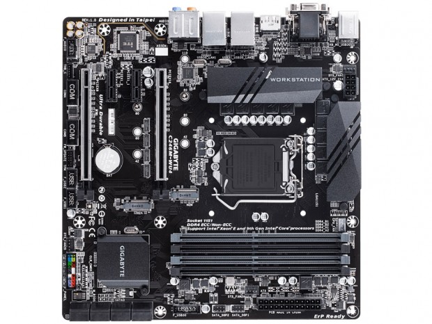 Xeon E/第9世代Core対応のMicroATXマザーボード、GIGABYTE「C246M-WU4」