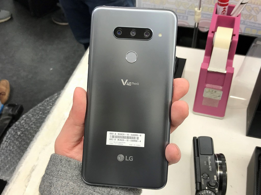 5（ペンタ）カメラ搭載のハイエンドスマホ「LG V40 ThinQ」が登場 