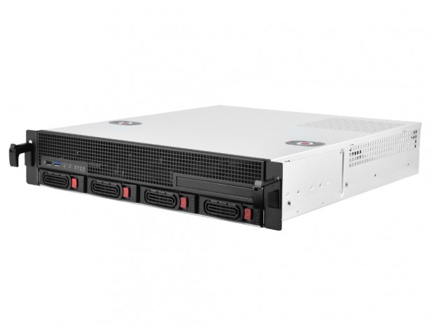 MicroATX対応のストレージサーバー向けコンパクト2Uケース、SilverStone「RM21-304」