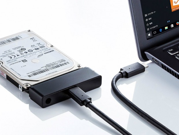 SATAドライブをUSB3.1 Gen.2接続できるアダプタ、サンワサプライ「USB-CVIDE7」