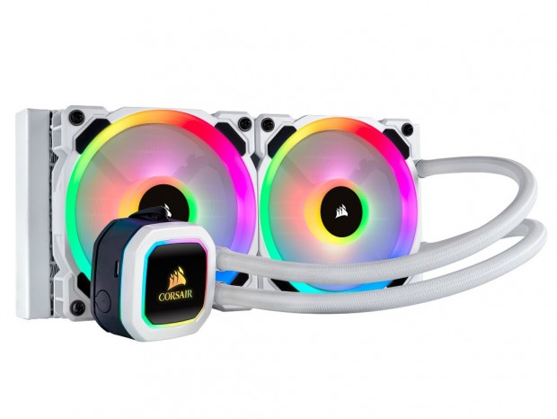 240mmラジエターを採用する純白のオールインワン水冷、CORSAIR「H100i RGB PLATINUM SE」