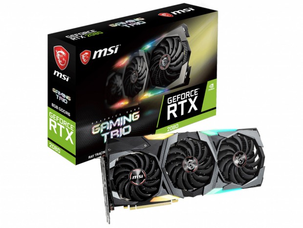 MSI、TRI-FROZR搭載のRTX 2080「GeForce RTX 2080 GAMING TRIO」