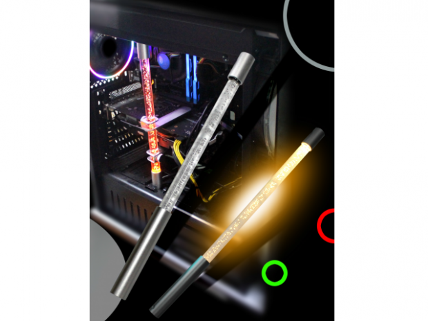 LED内蔵で光るグラフィックスカードサポーターがオランダX2から