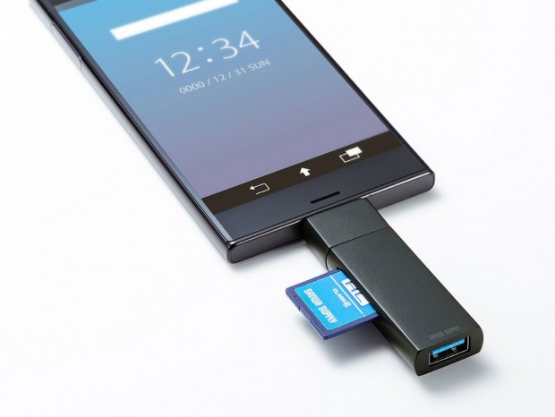 USB Type-Aポートを搭載するType-C接続カードリーダーがサンワサプライから