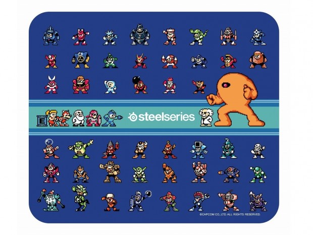 SteelSeries、ロックマンとコラボした日本限定マウスパッド「QcK