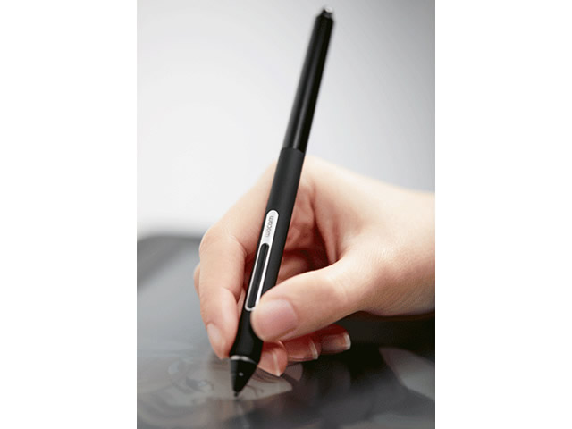 鉛筆のように握りやすい筆圧8192レベル対応の細いペン、ワコム「Wacom