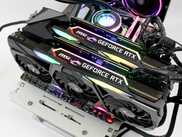 RTX 2080 Ti GAMING X TRIO」のNVLink SLIによる圧倒的なパフォーマンス -