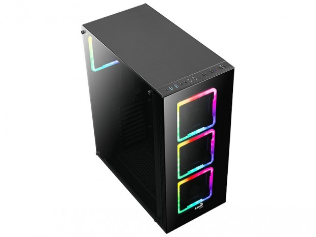 Aerocool、ARGBエッジファンと強化ガラス採用のフルタワーPCケース「Tor Pro」