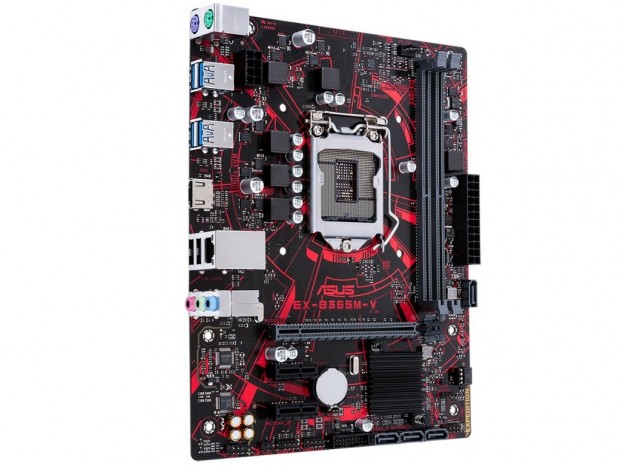 防湿コーティングを施したB365搭載MicroATXマザーボード、ASUS「EX-B365M-V」