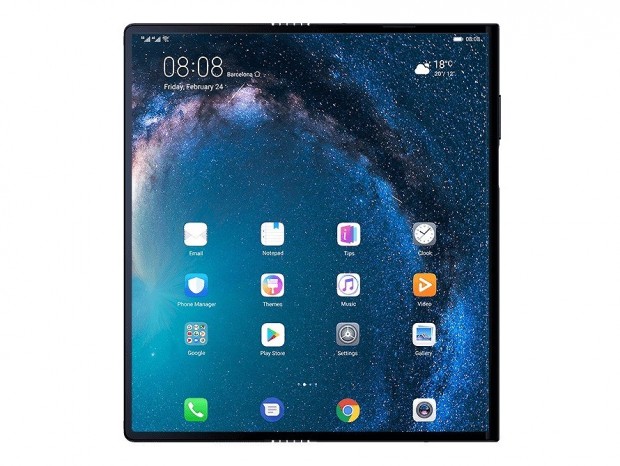 普段はスマホ、開けばタブレット。Huaweiから5G対応の折りたたみスマホ「Mate X」登場