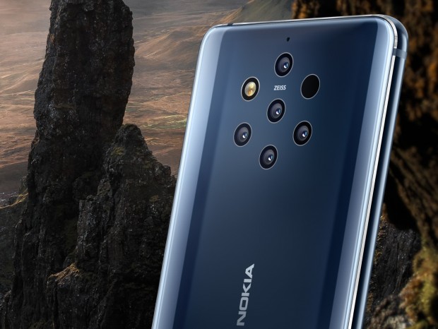 世界初、異形の5眼カメラスマートフォン「Nokia 9 Pure View」登場