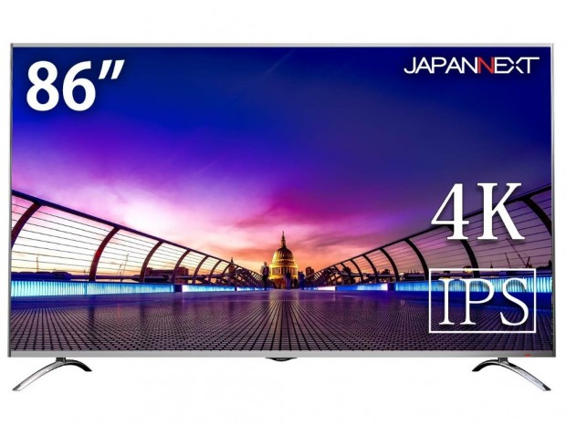 税込約40万円のIPSパネル採用86型4K液晶ディスプレイがJAPANNEXTから