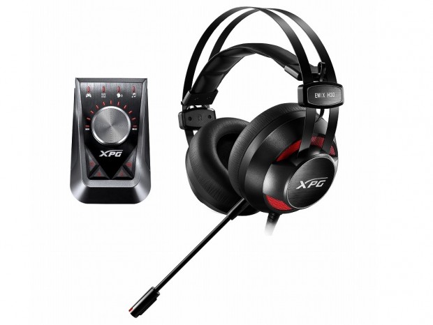 仮想7.1ch対応USBアンプが付属するゲーミングヘッドセット、ADATA「XPG EMIX H30 SE」