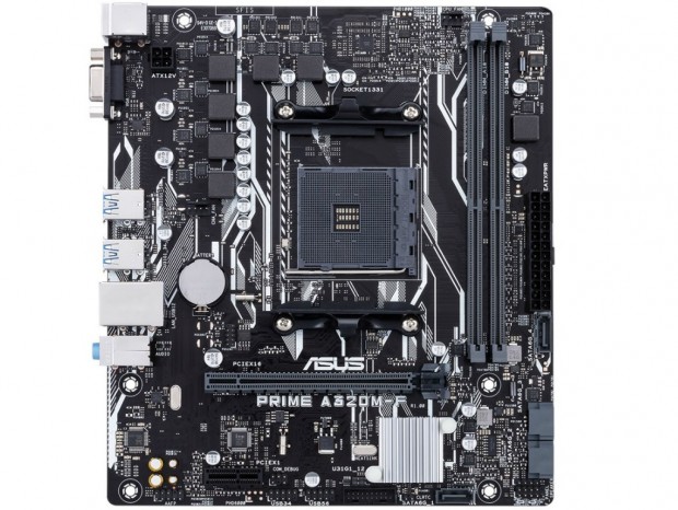 5X Protection III対応の高耐久Ryzen向けMicroATX、ASUS「PRIME A320M-F」