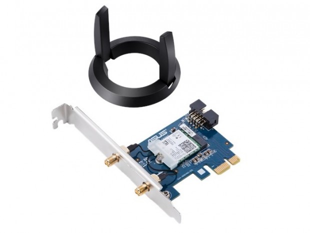 最高1.73Gbpsのac無線LANとBluetooth 5.0対応のワイヤレスカード、ASUS「PCE-AC58BT」