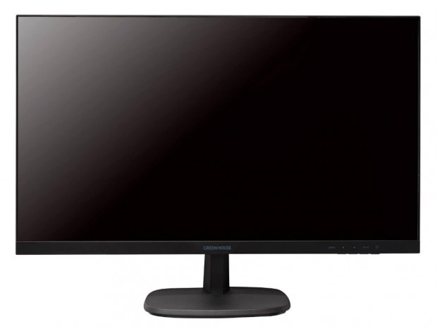 広視野角PLSパネル採用の27型フルHD液晶、グリーンハウス「GH-LCW27A-BK」