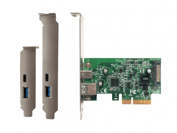 2ポート同時使用でも高速なUSB3.1 Gen.2拡張カードが玄人志向から