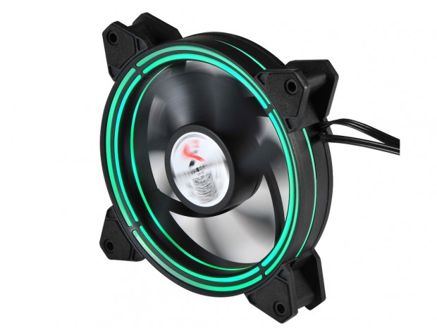 ダブルリングLEDを搭載する120mmファンセット、X2「RGB AURA 3.0」