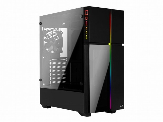 Aerocool、RGB LED＆ガラスパネル搭載の「Playa」など低コストなRGBケース4モデル